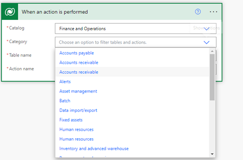 Using power platform integration capabilities in Finance and operations ...