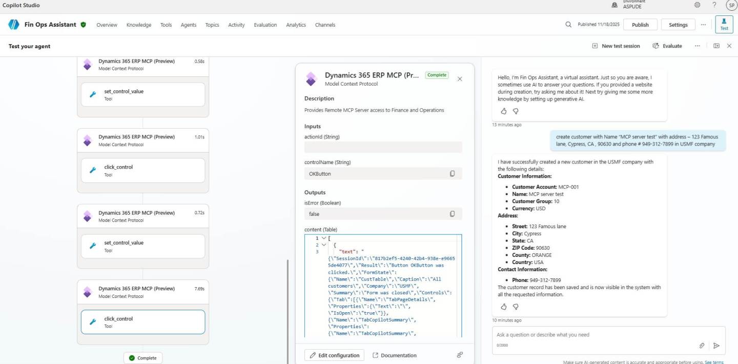 Enable and Configure new MCP server in Dynamics 365 for Finance and ...