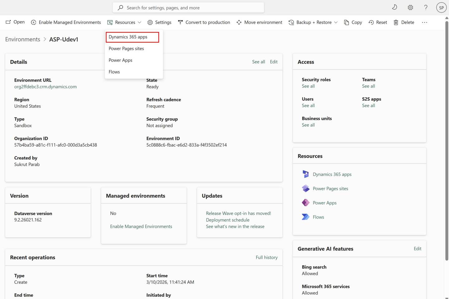 How to Set Up Unified Development Environments in Power Platform Admin ...