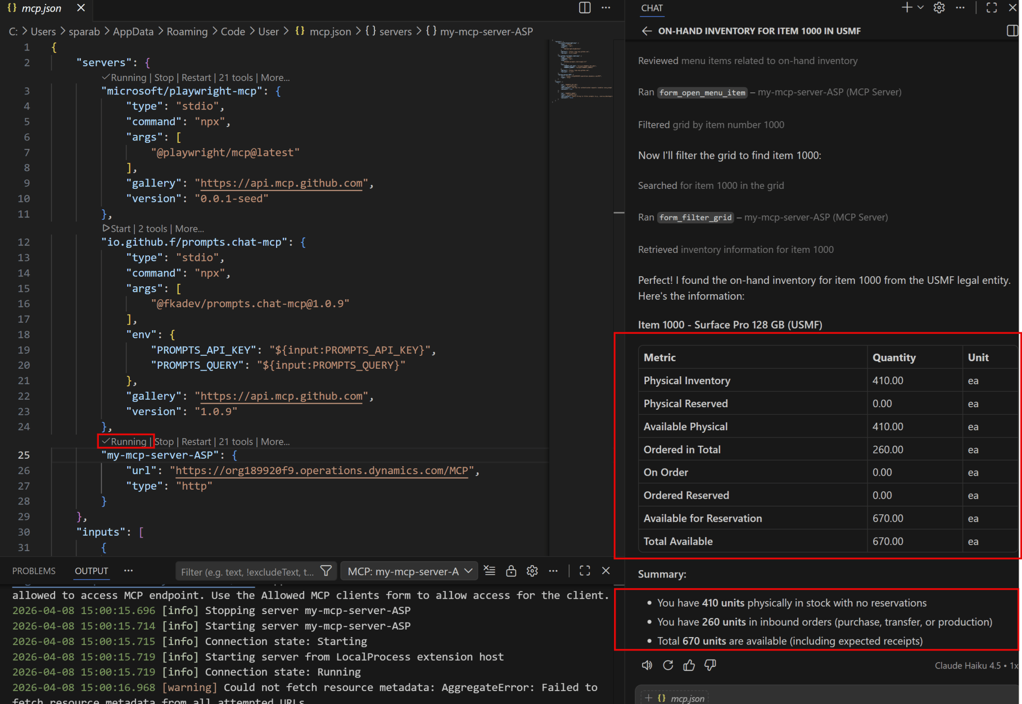 Using Dynamics 365 F&O MCP server with VS code – e-Learn Dynamics 365 ...